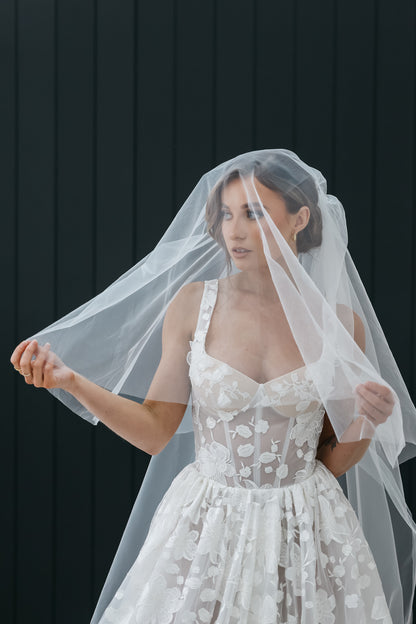 Grace Two-Layer SeeMe Wedding Veil