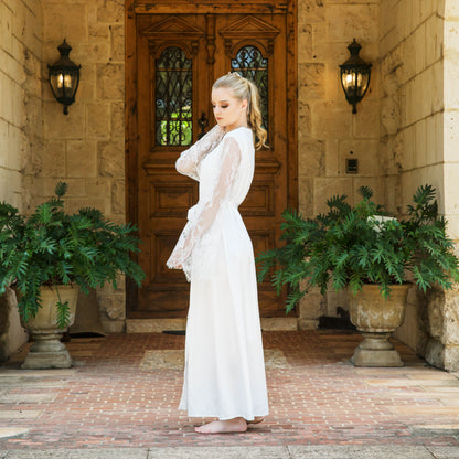Jasmine Full-Length Satin Bridal Robe